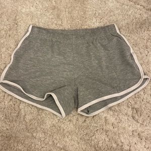 Light gray booty shorts
